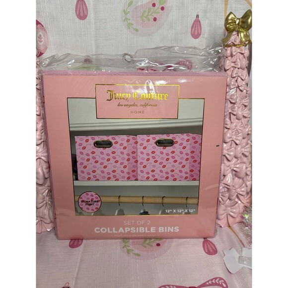 Juicy Couture Collapsible Bins - Picture 1 of 4